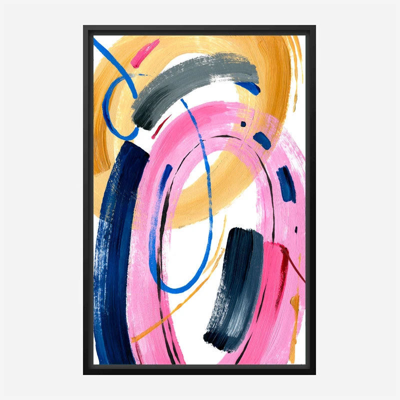 Color Circles Abstract Art Print