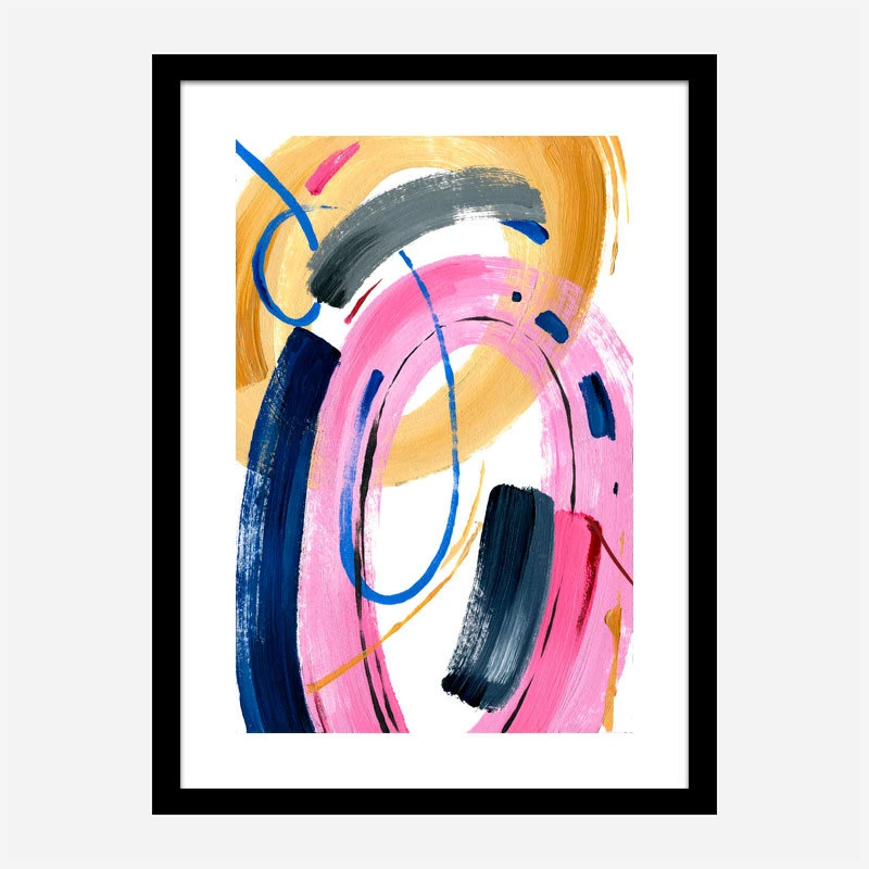 Color Circles Abstract Art Print