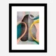 Asymmetric Ellipse Abstract Art Print