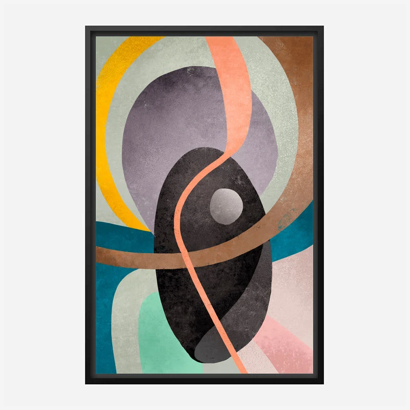 Around the Lines Abstract Art Print