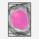 Purple Circle Abstract Art Print