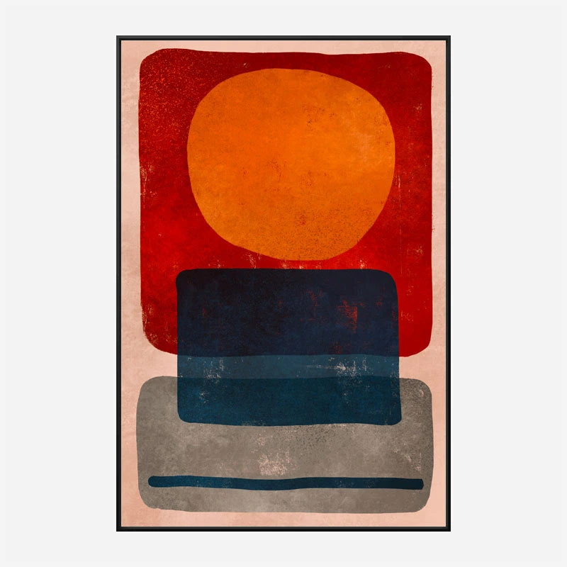 Squares Abstract Art Print