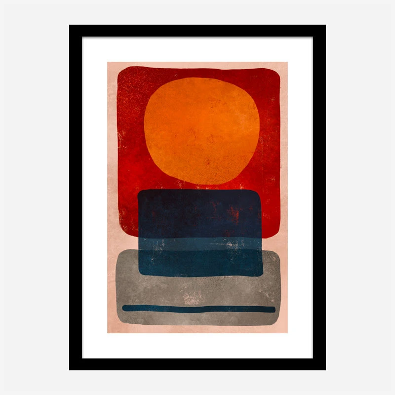 Squares Abstract Art Print