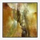 Golden Abstract Composition Art Print