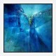 I Dreamed I Was Flying Blue Abstract Art Print