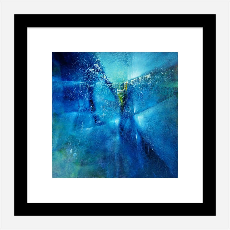I Dreamed I Was Flying Blue Abstract Art Print