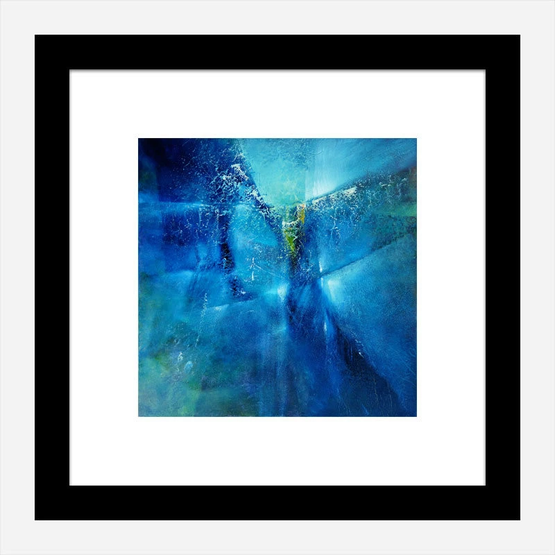 I Dreamed I Was Flying Blue Abstract Art Print
