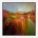 Down by The River Abstract Art Print