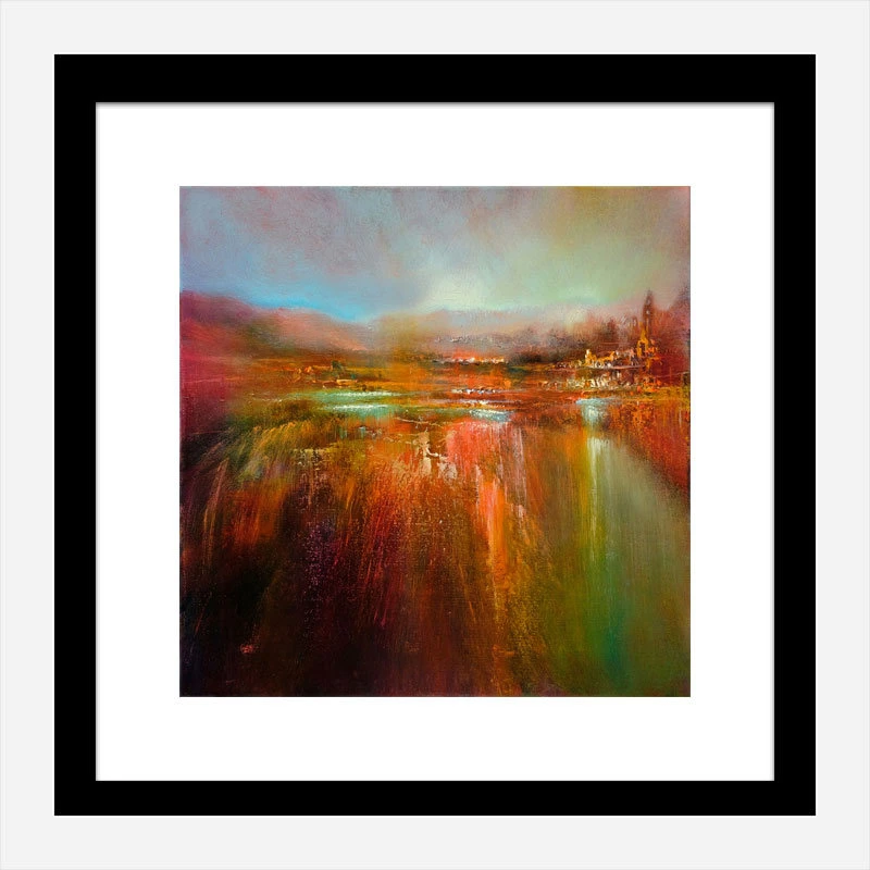 Down by The River Abstract Art Print