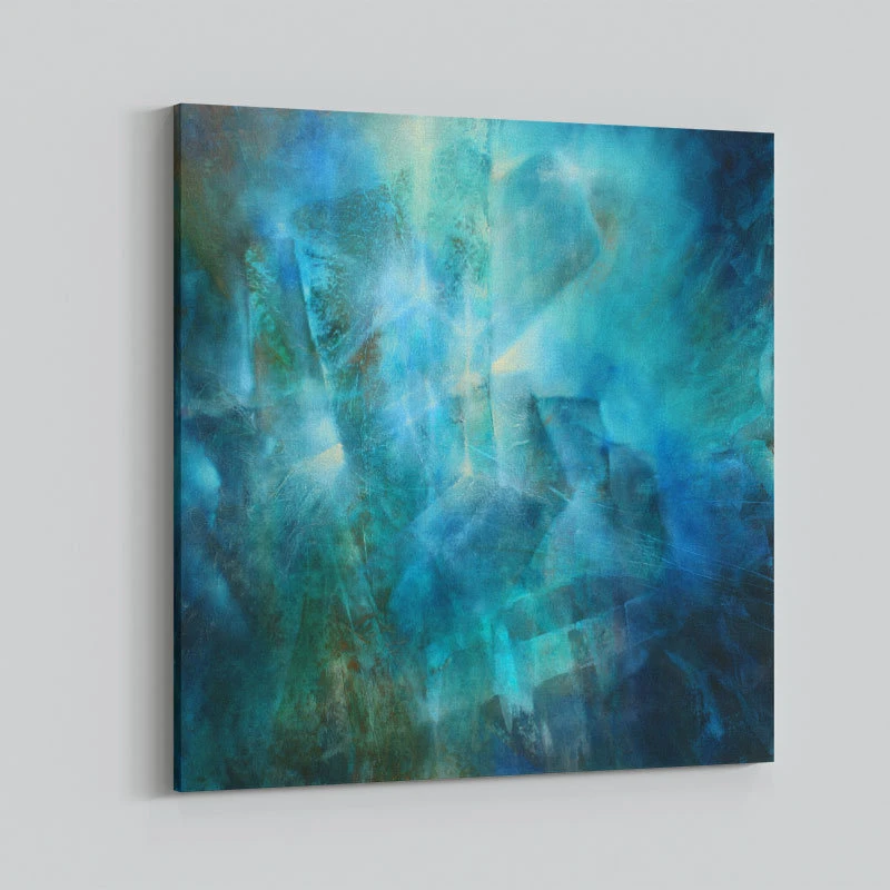 Emerald Abstract Art Print