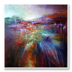 Evening Shine Abstract Art Print