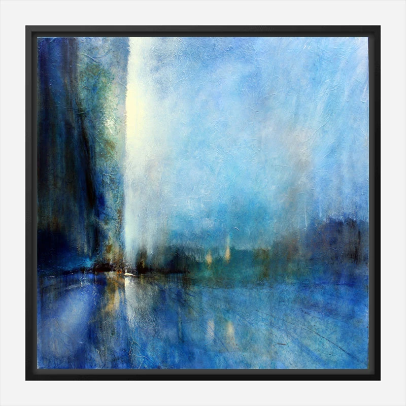 Blue Horizons Abstract Art Print