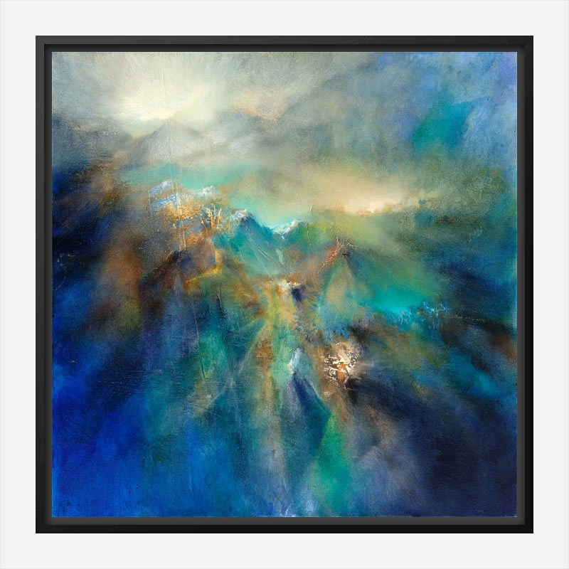 Over All Peaks Abstract Art Print