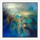 Over All Peaks Abstract Art Print