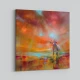 Colorful Cow Abstract Art Print