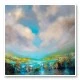 Waterfall Abstract Art Print