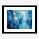 The Old Town Abstract Art Print