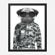 French Bulldog Cammo Art Print