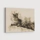 Lazy Leopard Abstract Art Print