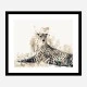 Focused Leopard Abstract Art Print