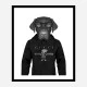 Labrador in Gucci Hoodie Art Print