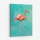 Flamingo Grunge Art Print