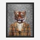 Tiger Fashion Victim Art Print