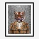 Tiger Fashion Victim Art Print