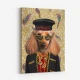 Doggy Fashion Victim Art Print
