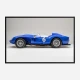 Ferrari 250 Testa Rossa in Blue Wall Art