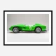 Ferrari 250 Testa Rossa in Green Wall Art