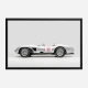 Ferrari 250 Testa Rossa in Silver Wall Art