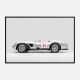 Ferrari 250 Testa Rossa in Silver Wall Art