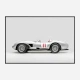 Ferrari 250 Testa Rossa in Silver Wall Art