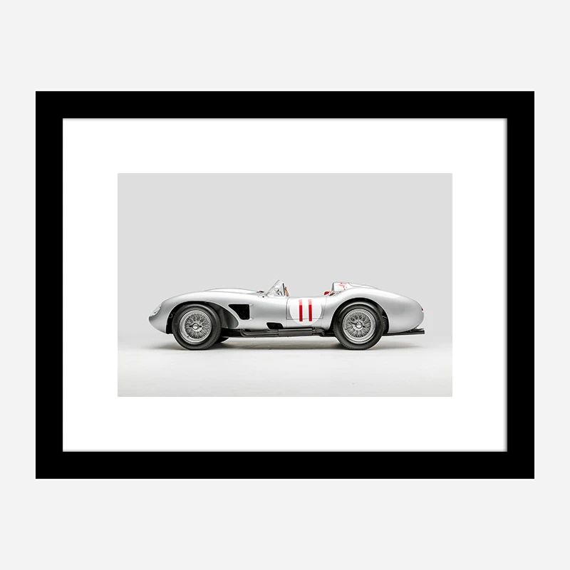 Ferrari 250 Testa Rossa in Silver Wall Art