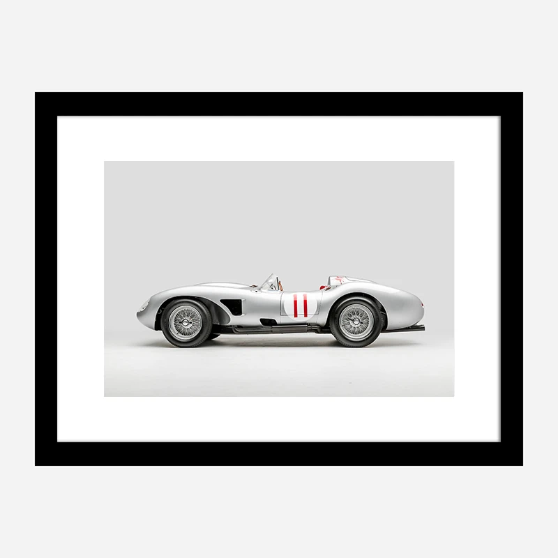Ferrari 250 Testa Rossa in Silver Wall Art