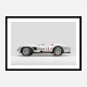 Ferrari 250 Testa Rossa in Silver Wall Art