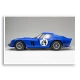 Ferrari 250 GTO in Blue Wall Art
