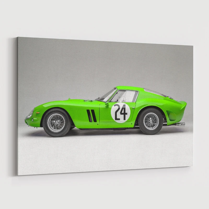 Ferrari 250 GTO in Green Wall Art