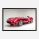 Ferrari 250 Testa Rossa in Red Wall Art