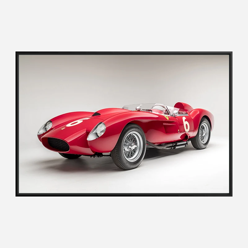 Ferrari 250 Testa Rossa in Red Wall Art