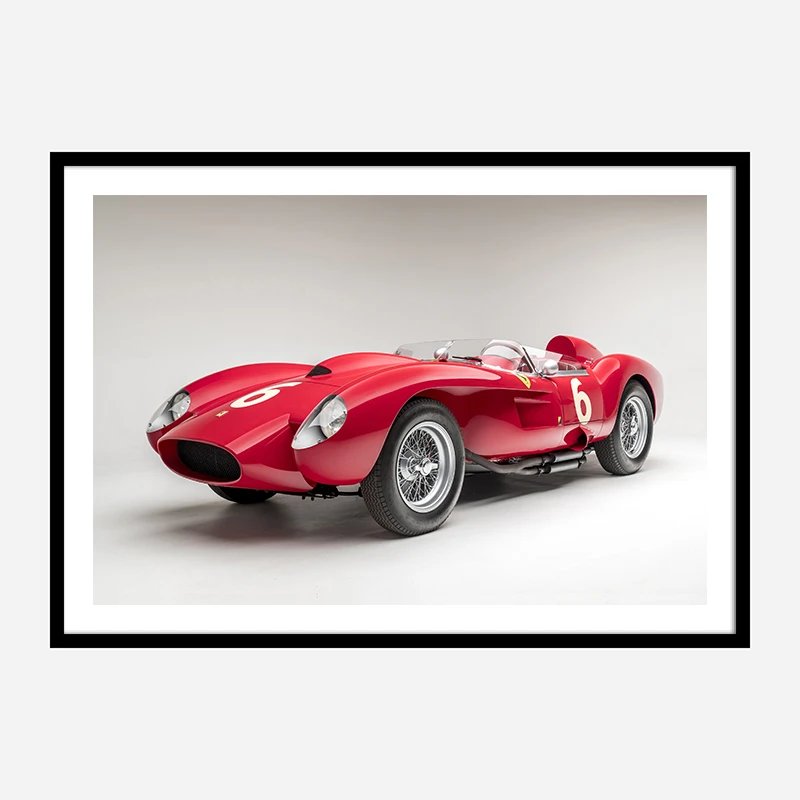 Ferrari 250 Testa Rossa in Red Wall Art