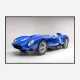 Ferrari 250 Testa Rossa in Blue Wall Art