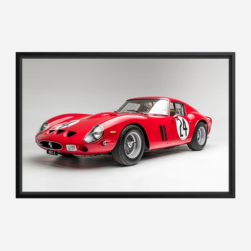 Ferrari 250 GTO in Red Wall Art