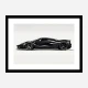 LaFerrari Black Sketch Wall Art