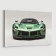 LaFerrari Green Wall Art