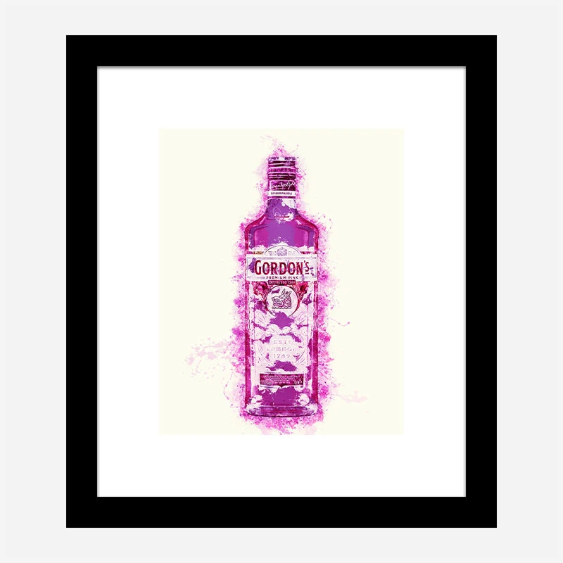 Hot Pink Gin Art Print