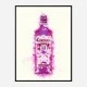 Hot Pink Gin Art Print