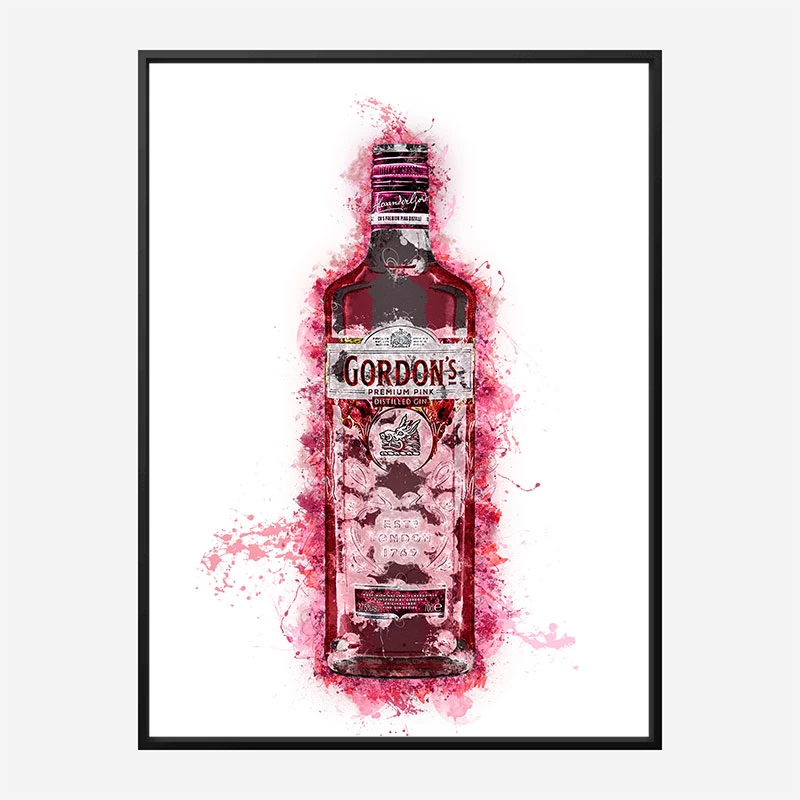 Pink Gin Art Print
