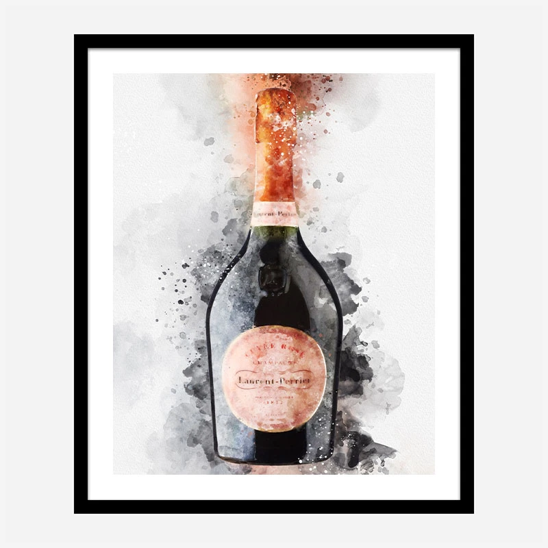 Laurent Perrier Cuvee Rose Champagne Art Print